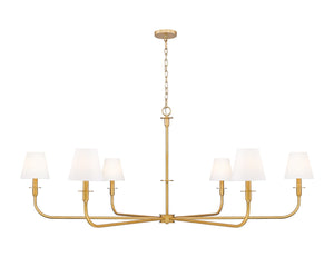 Z-Lite - 3049-62RB - Six Light Chandelier - Tova - Rubbed Brass