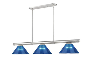 Z-Lite - 3050-3BN-ARDB - Three Light Billiard - Vanguard - Brushed Nickel