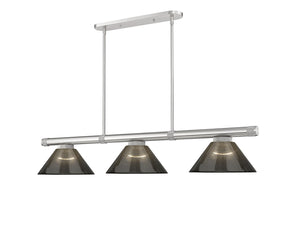 Z-Lite - 3050-3BN-ARS - Three Light Billiard - Vanguard - Brushed Nickel