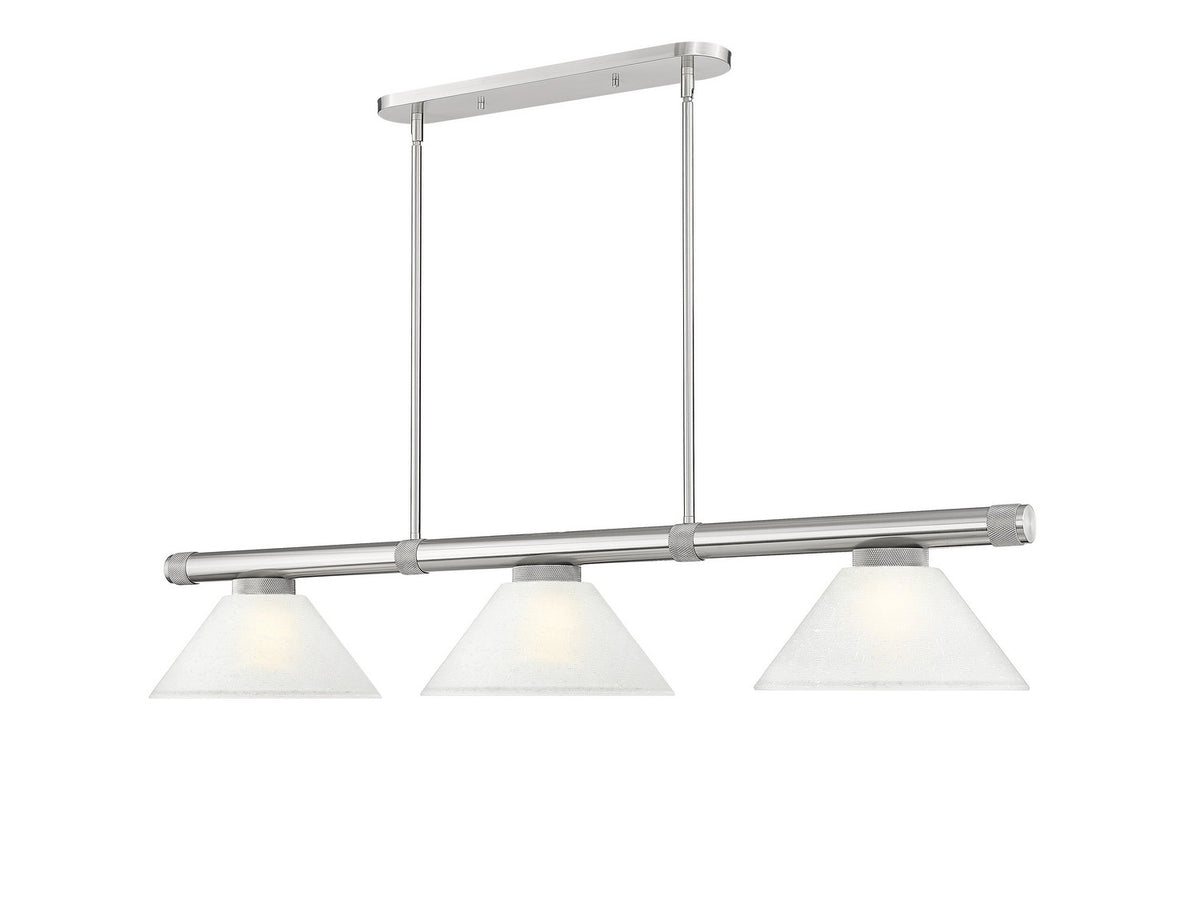 Z-Lite - 3050-3BN-AWL14 - Three Light Billiard - Vanguard - Brushed Nickel