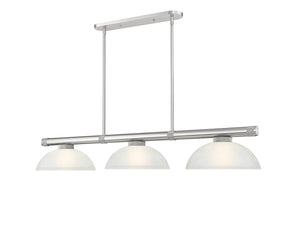 Z-Lite - 3050-3BN-DWL14 - Three Light Billiard - Vanguard - Brushed Nickel