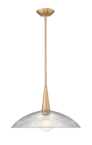 Z-Lite - 3051P18-MGLD - One Light Pendant - Lunelle - Modern Gold