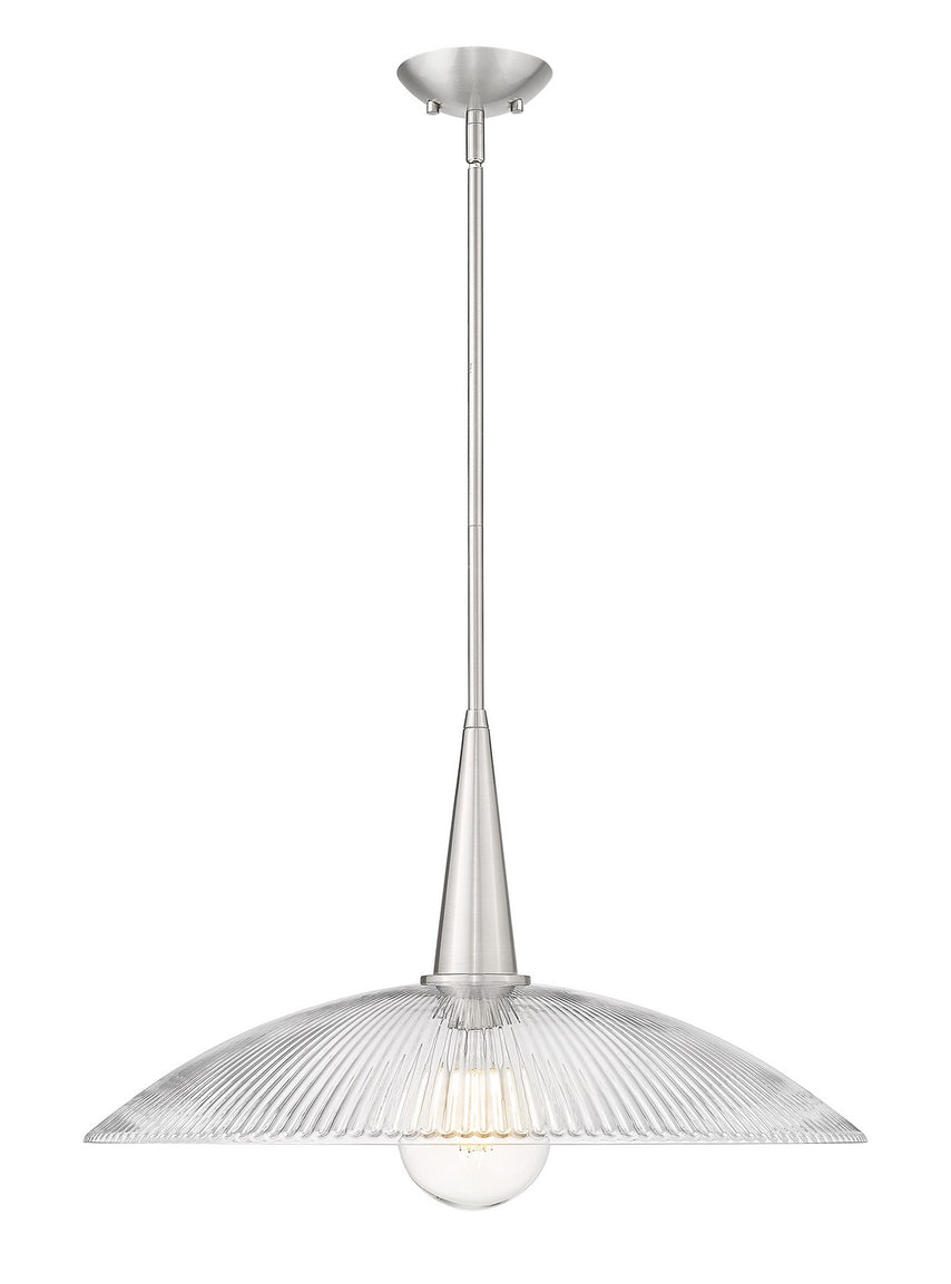 Z-Lite - 3051P24-BN - One Light Pendant - Lunelle - Brushed Nickel
