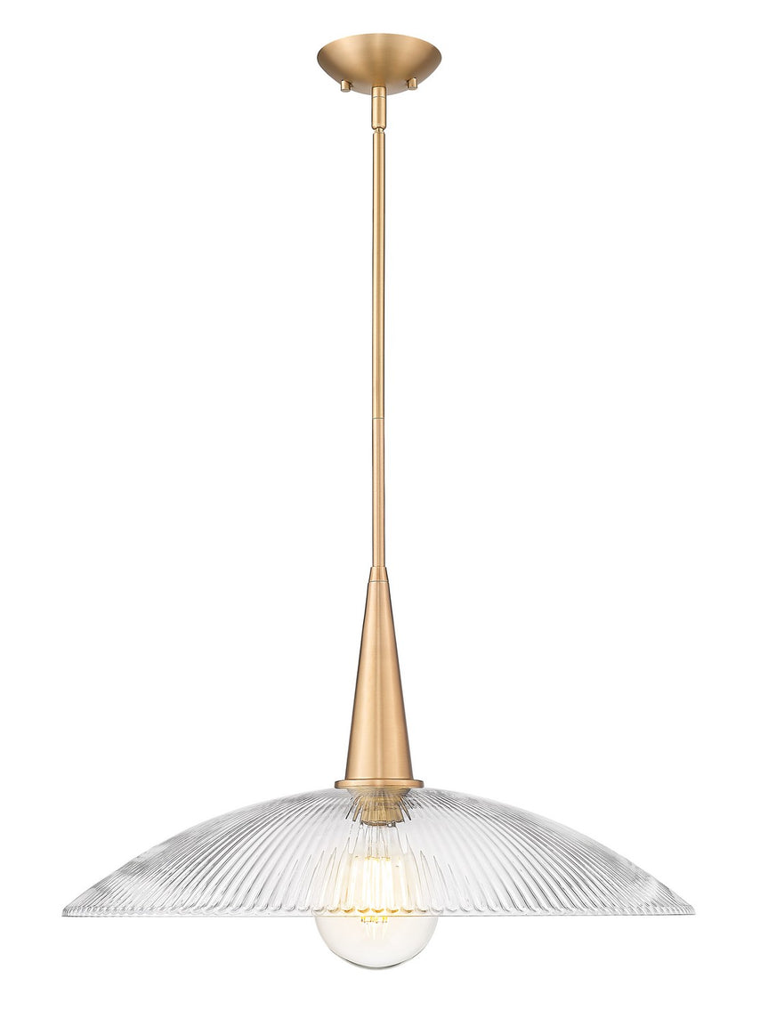 Z-Lite - 3051P24-MGLD - One Light Pendant - Lunelle - Modern Gold