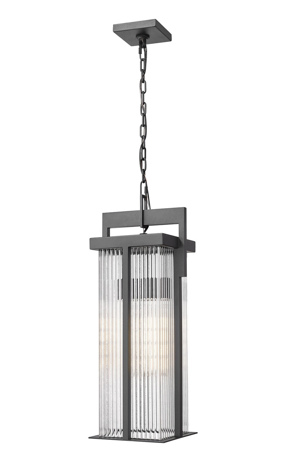 Z-Lite - 5031CHB-BK - Two Light Outdoor Chain Mount Ceiling Fixture - Fortis - Sand Black