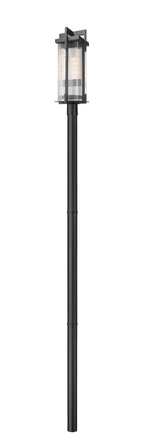 Z-Lite - 5031PHBR-5009P96-BK - Two Light Outdoor Post Mount - Fortis - Sand Black