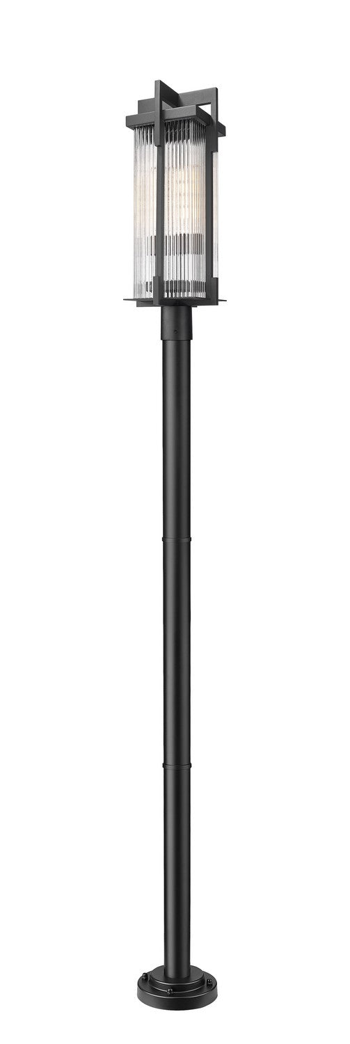 Z-Lite - 5031PHBR-5012P-BK - Two Light Outdoor Post Mount - Fortis - Sand Black