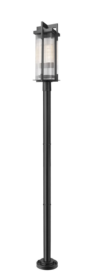 Z-Lite - 5031PHBR-5012P-BK - Two Light Outdoor Post Mount - Fortis - Sand Black