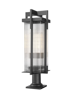 Z-Lite - 5031PHBR-533PM-BK - Two Light Outdoor Pier Mount - Fortis - Sand Black