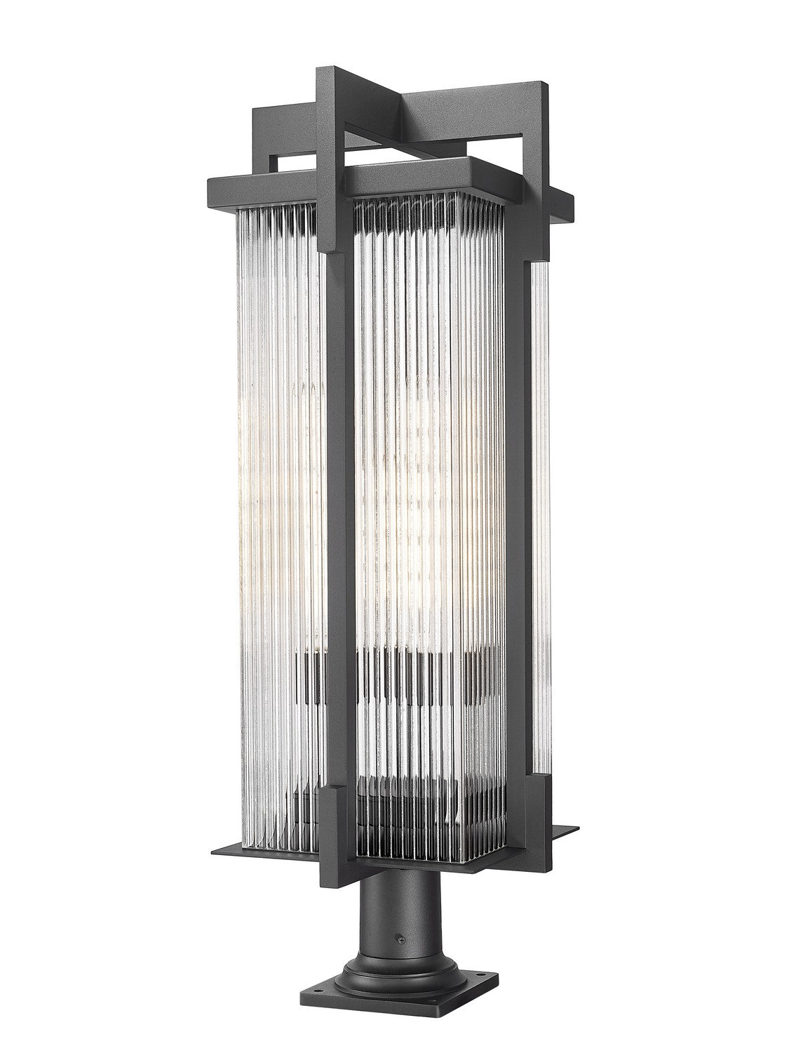 Z-Lite - 5031PHXLR-533PM-BK - Three Light Outdoor Pier Mount - Fortis - Sand Black