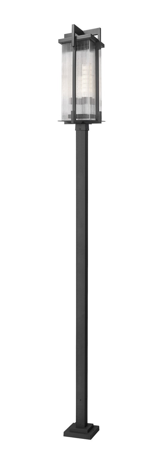 Z-Lite - 5031PHXLS-536P-BK - Three Light Outdoor Post Mount - Fortis - Sand Black