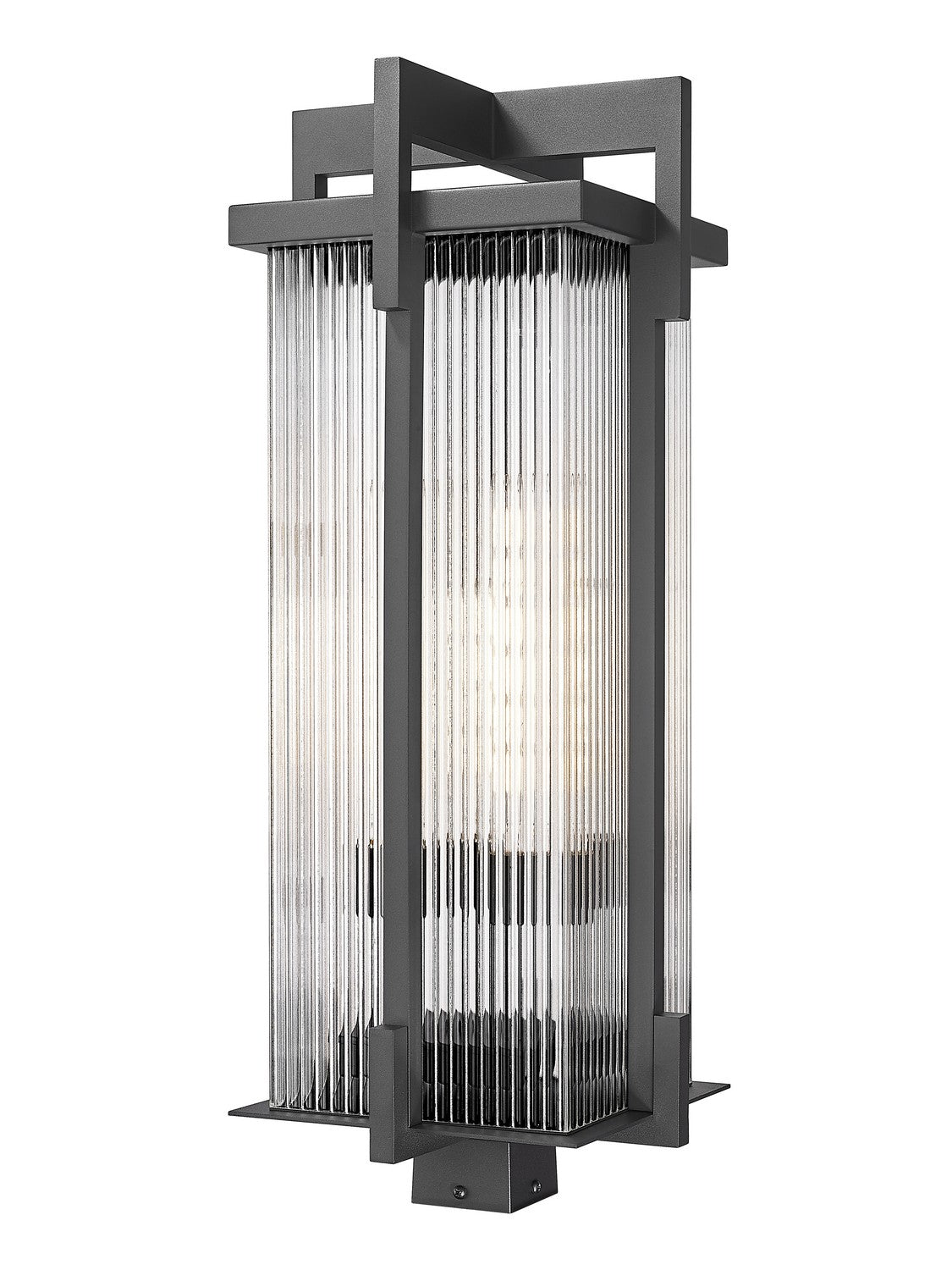Z-Lite - 5031PHXLS-BK - Three Light Outdoor Post Mount - Fortis - Sand Black