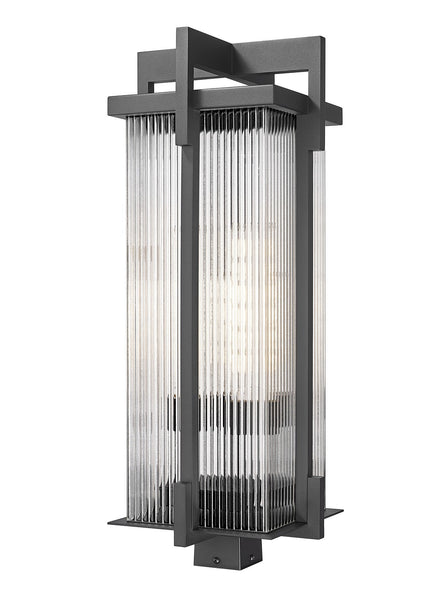 Z-Lite - 5031PHXLS-BK - Three Light Outdoor Post Mount - Fortis - Sand Black