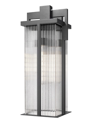 Z-Lite - 5031XL-BK - Three Light Outdoor Wall Mount - Fortis - Sand Black