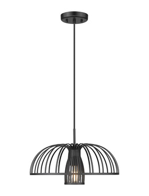 Z-Lite - 623P16-MB - One Light Pendant - Valencia - Matte Black