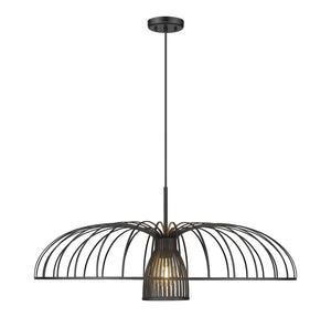 Z-Lite - 623P35-MB - One Light Pendant - Valencia - Matte Black