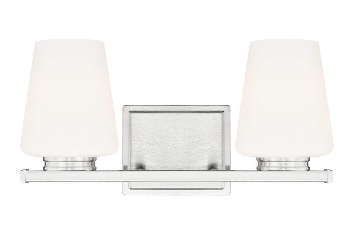 Z-Lite - 7703-2V-BN - Two Light Vanity - Nextra - Brushed Nickel