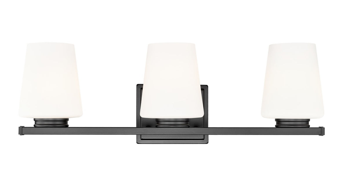 Z-Lite - 7703-3V-MB - Three Light Vanity - Nextra - Matte Black