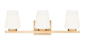 Z-Lite - 7703-3V-MGLD - Three Light Vanity - Nextra - Modern Gold