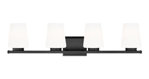 Z-Lite - 7703-4V-MB - Four Light Vanity - Nextra - Matte Black