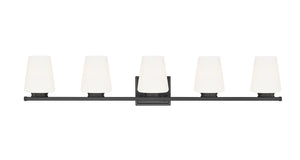 Z-Lite - 7703-5V-MB - Five Light Vanity - Nextra - Matte Black