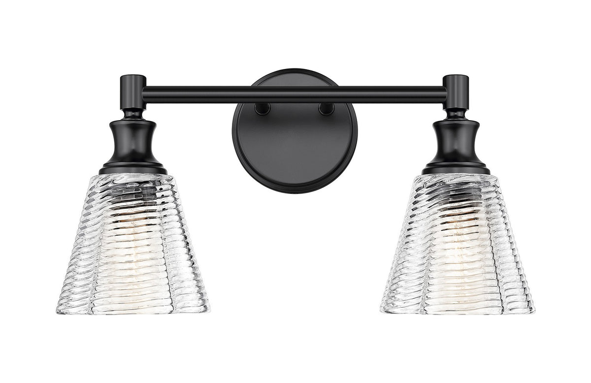 Z-Lite - 7704-2V-MB - Two Light Vanity - Auden - Matte Black