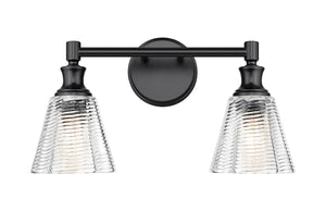 Z-Lite - 7704-2V-MB - Two Light Vanity - Auden - Matte Black
