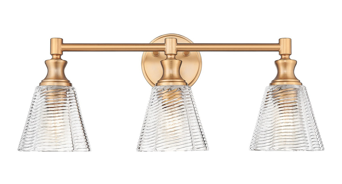 Z-Lite - 7704-3V-MGLD - Three Light Vanity - Auden - Modern Gold