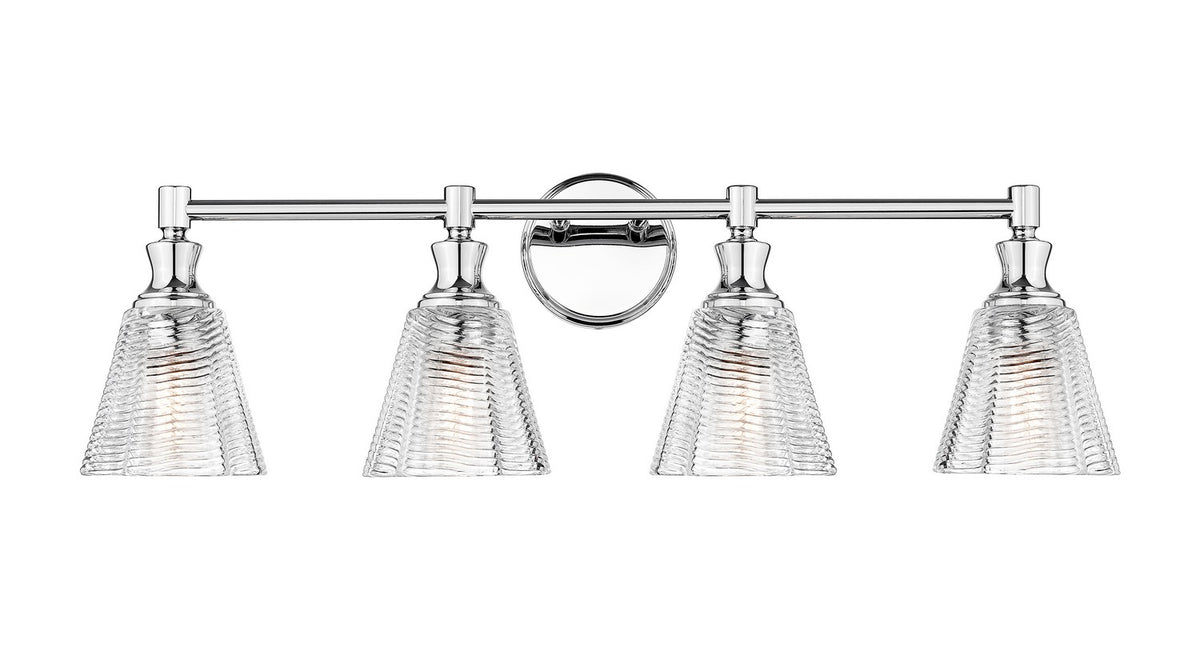 Z-Lite - 7704-4V-CH - Four Light Vanity - Auden - Chrome