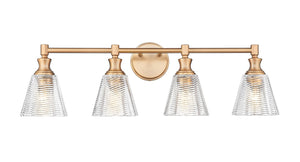 Z-Lite - 7704-4V-MGLD - Four Light Vanity - Auden - Modern Gold