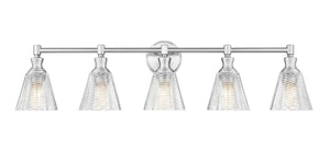 Z-Lite - 7704-5V-BN - Five Light Vanity - Auden - Brushed Nickel