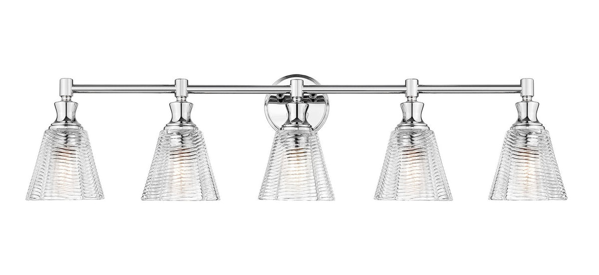 Z-Lite - 7704-5V-CH - Five Light Vanity - Auden - Chrome