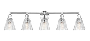 Z-Lite - 7704-5V-CH - Five Light Vanity - Auden - Chrome