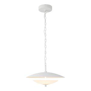 Alora - PD315015AWOP - LED Pendant - Prescott - Antique White/Opal Matte Glass