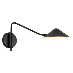 Alora - WV636119MB - One Light Wall Sconce - Ashford - Matte Black