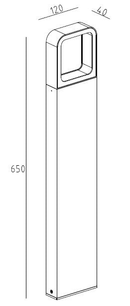 Eurofase - 47042-018 - LED Bollard - Rion - Black