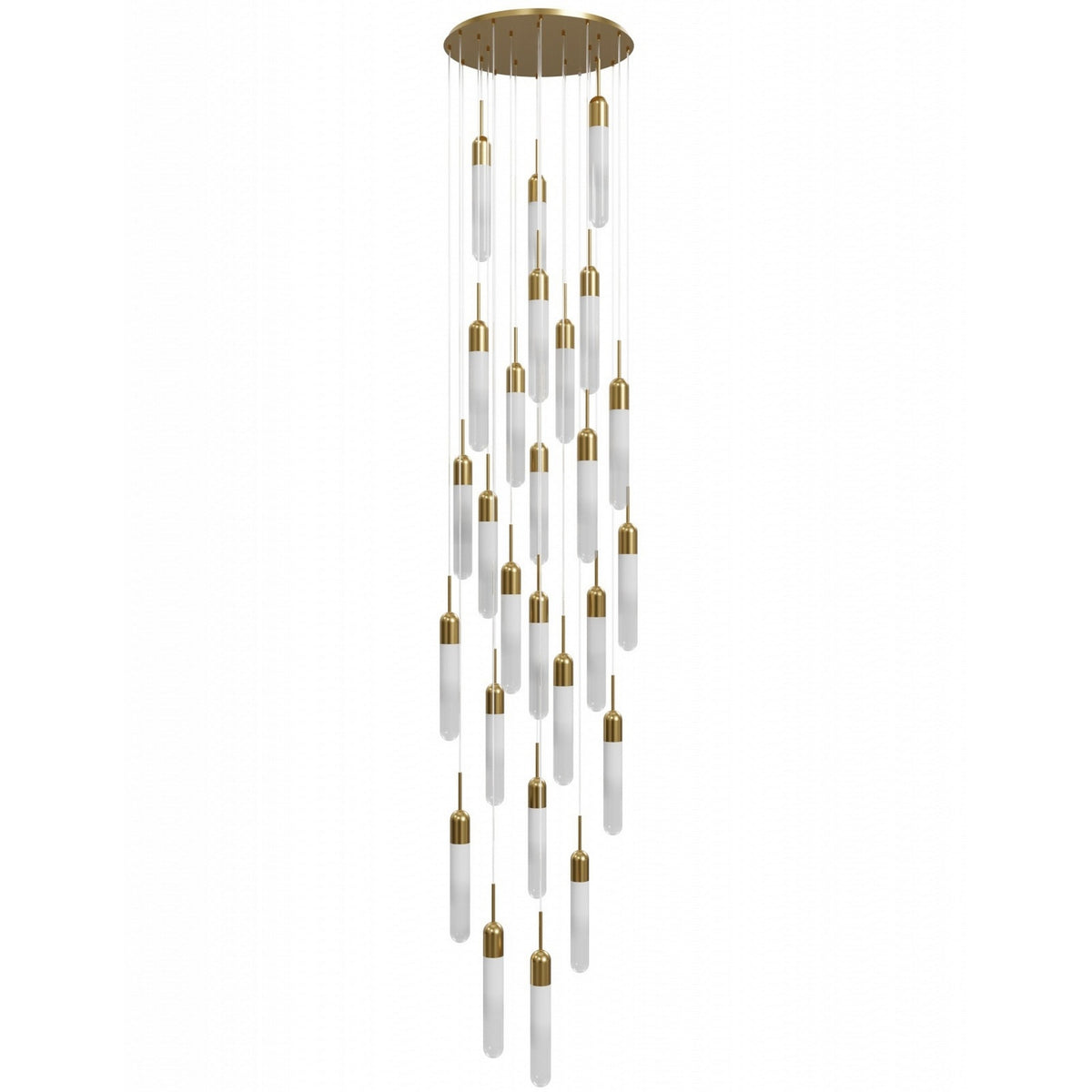 Avenue Lighting - HF7425-AB - 25 Light Pendant - Tribeca - Aged Brass