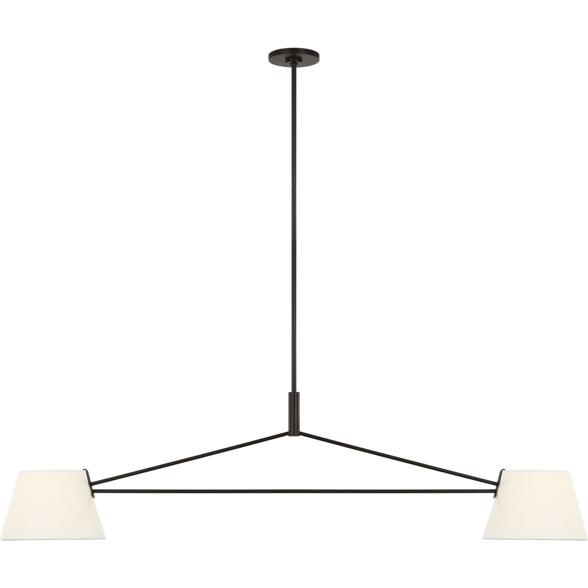 Visual Comfort Studio - SCRJLS193AIWL - Two Light Linear Chandelier - Hale - Aged Iron