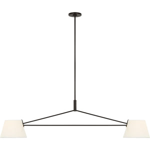 Visual Comfort Studio - SCRJLS193AIWL - Two Light Linear Chandelier - Hale - Aged Iron