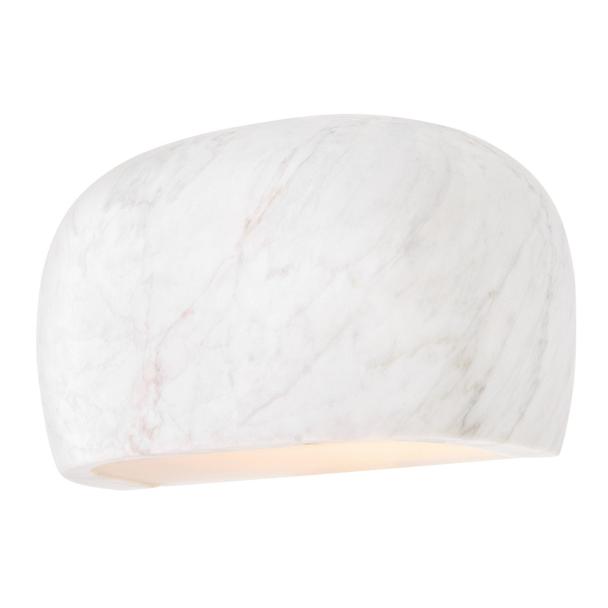 Fredrick Ramond - FR42950WM - One Light Wall Sconce - Riven - White Marble