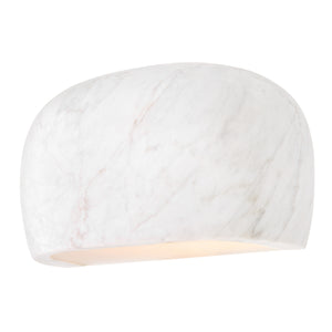 Fredrick Ramond - FR42950WM - One Light Wall Sconce - Riven - White Marble