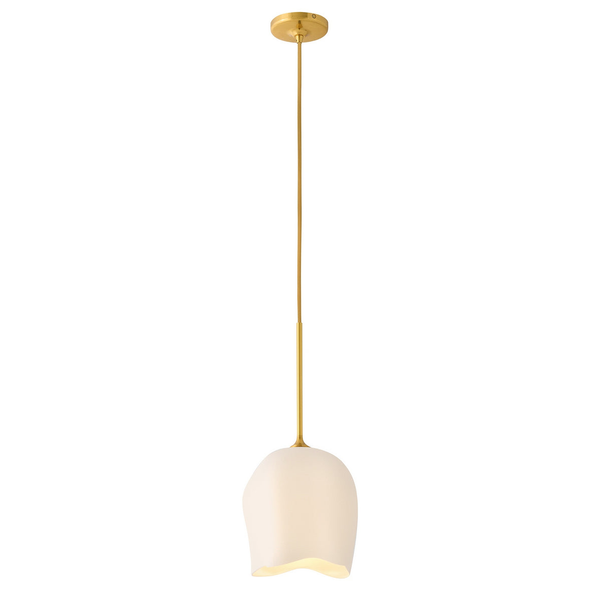 Fredrick Ramond - FR46307UB - One Light Pendant - Verity - Unlacquered Brass