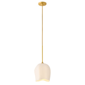 Fredrick Ramond - FR46307UB - One Light Pendant - Verity - Unlacquered Brass
