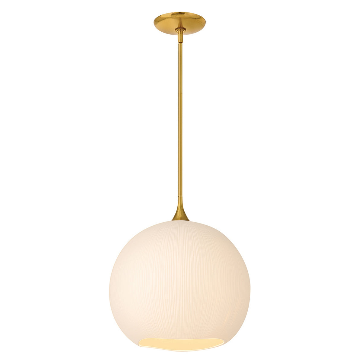 Fredrick Ramond - FR47304UB - One Light Pendant - Antibes - Unlacquered Brass