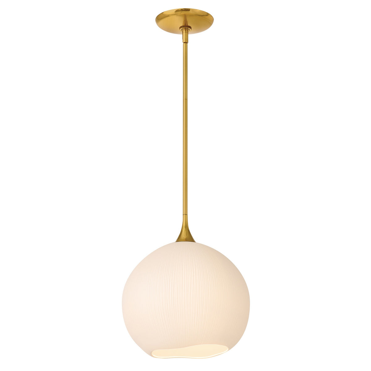 Fredrick Ramond - FR47307UB - One Light Pendant - Antibes - Unlacquered Brass