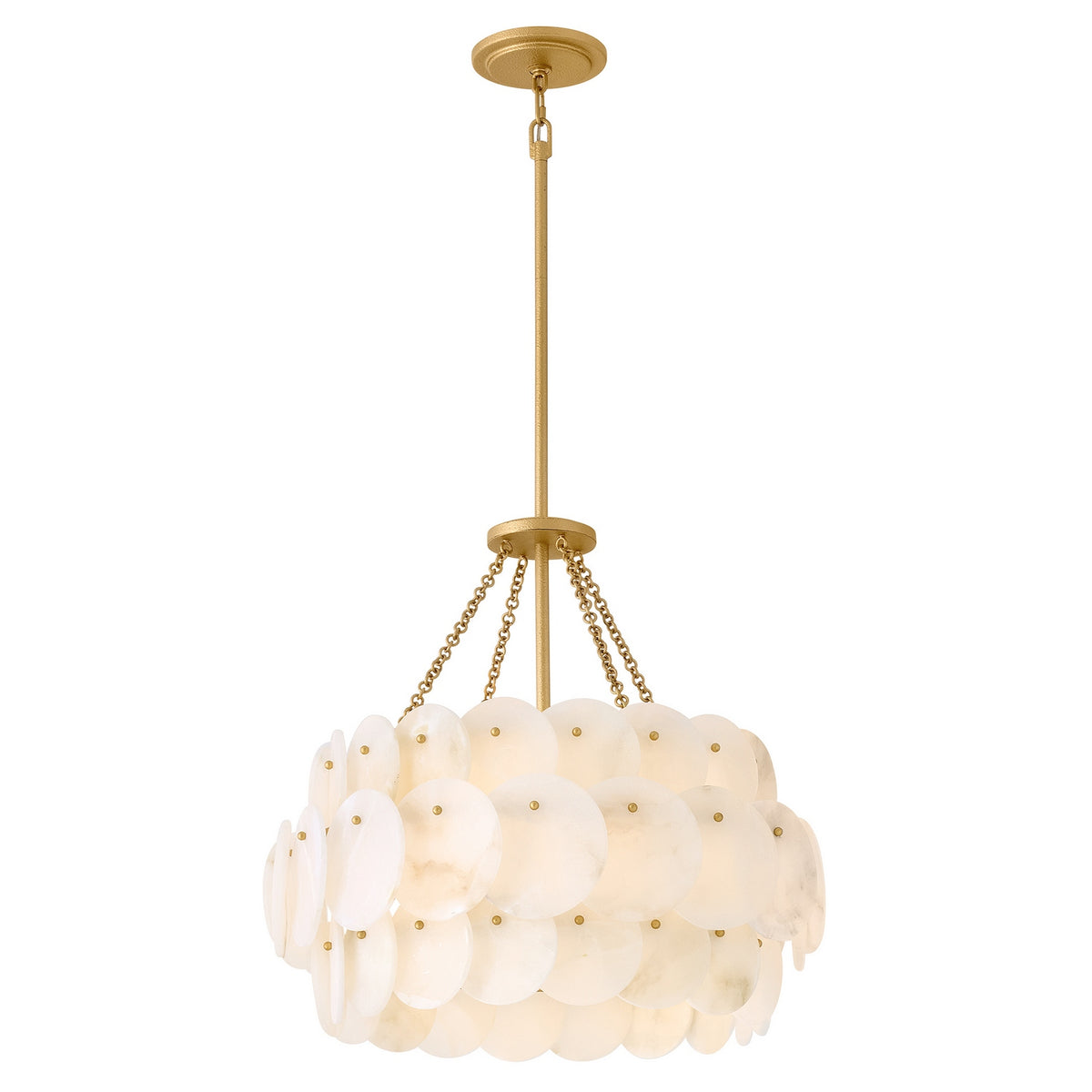 Hinkley - 43804PI - LED Chandelier - Yara - Piastra Gold