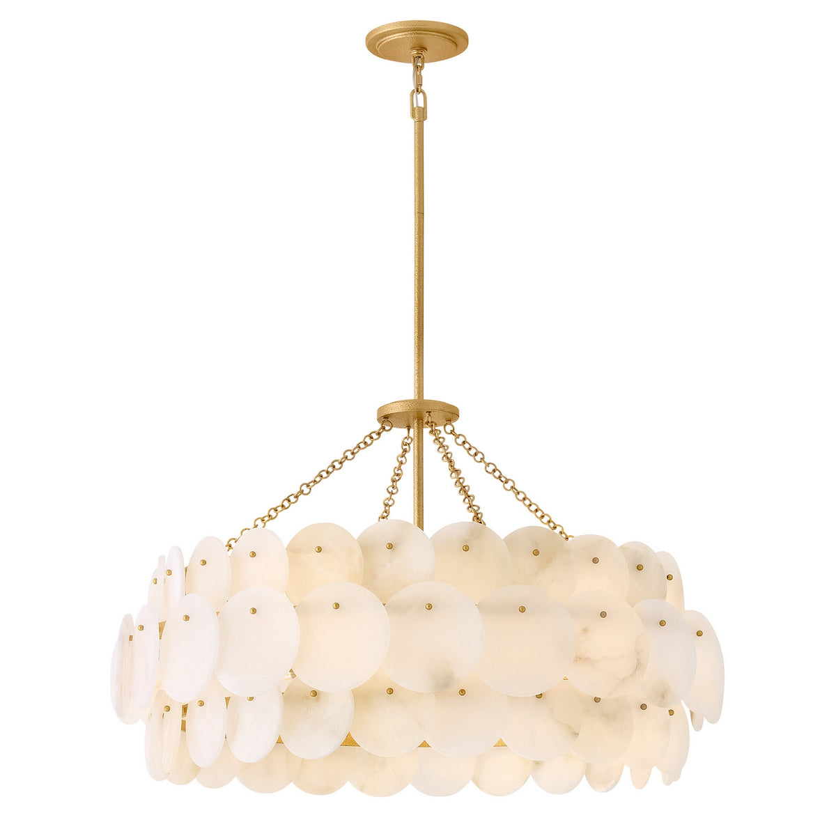 Hinkley - 43806PI - LED Chandelier - Yara - Piastra Gold