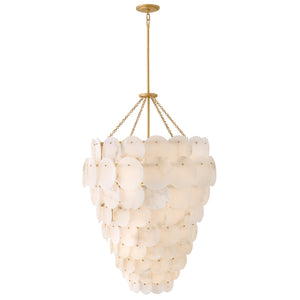 Hinkley - 43808PI - LED Chandelier - Yara - Piastra Gold