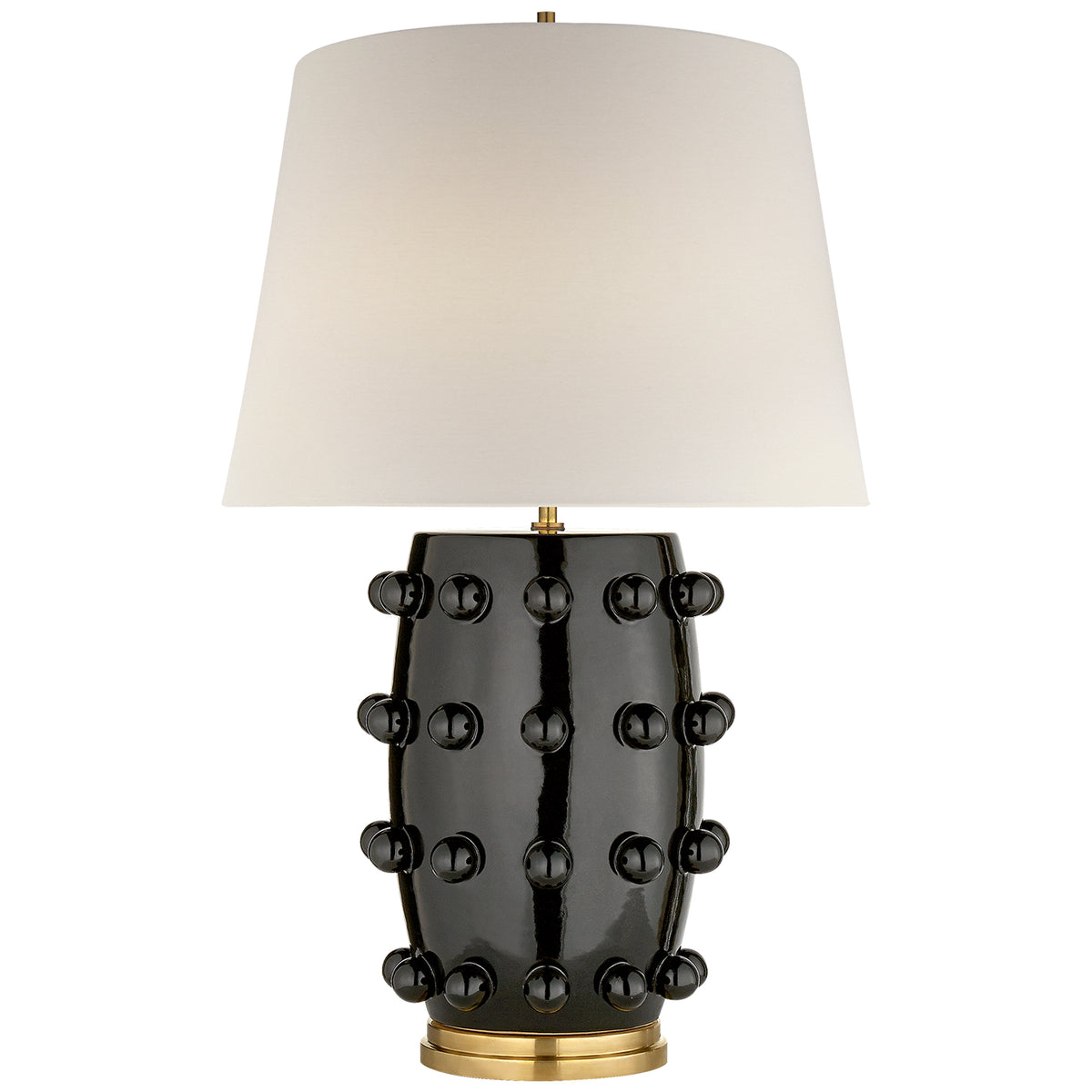 Visual Comfort Signature - KW 3030BLK-L-CL - LED Table Lamp - Linden - Black
