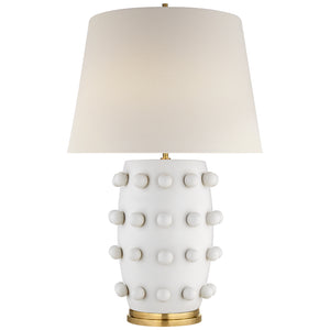 Visual Comfort Signature - KW 3030BLK-L-CL - LED Table Lamp - Linden - Black